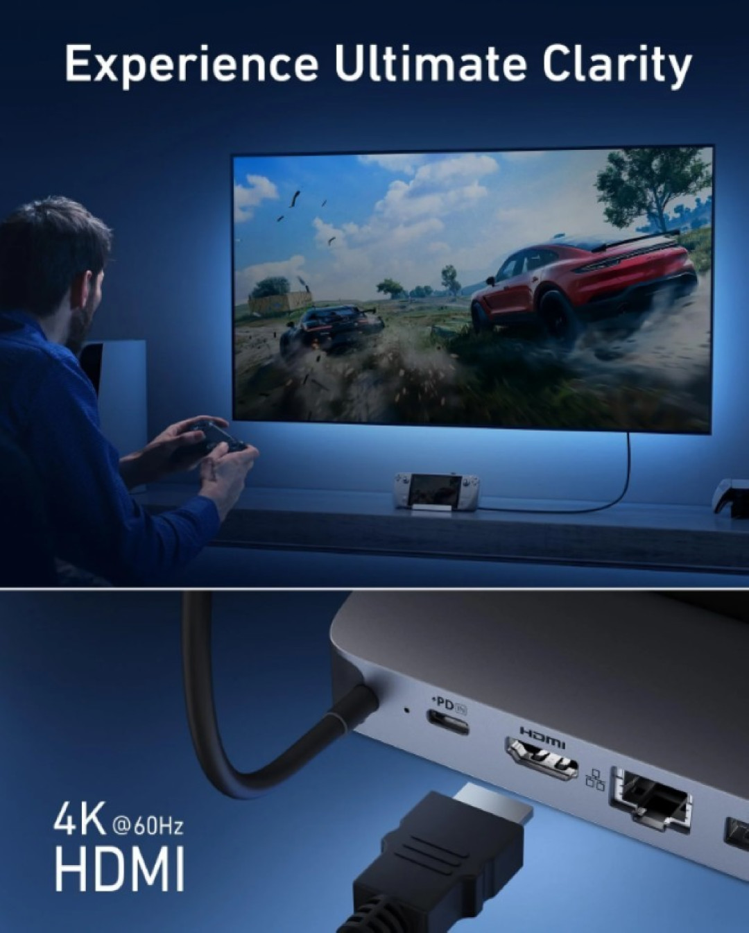 安克发布6合一扩展坞,支持 iPad 、华硕 ROG ALLY 游戏掌机
