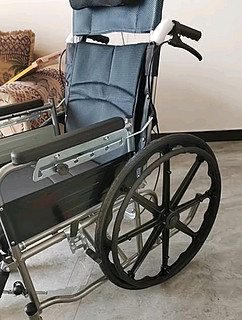 怡辉轮椅折叠老人轻便旅行手推车超轻减震手动轮椅车可全躺老人可折叠便携式医用家用yh-x05
