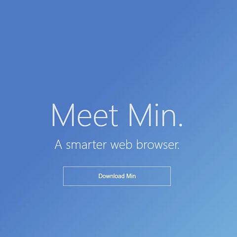 一款特殊浏览器，Min浏览器(Windows)