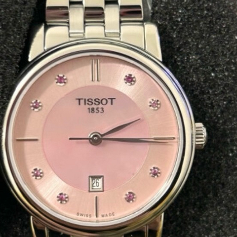 天梭（TISSOT）瑞士手表 卡森臻我系列腕表 钢带石英女表 T122.210.11.159.00