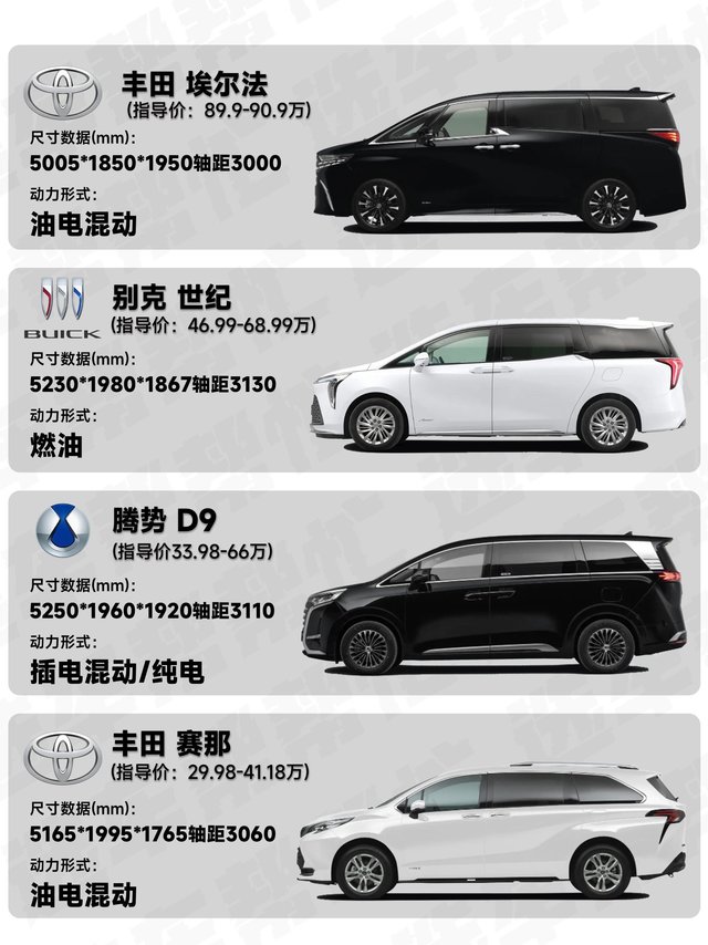 你觉得哪款MPV才是真正的“有面有里”❓