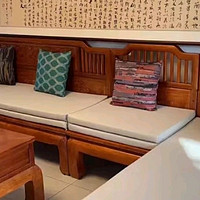 宜眠坊 新中式中国风古典乌金木实木沙发贵妃转角沙发S8-306转角 单人位