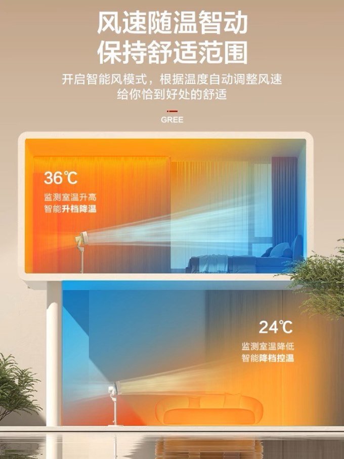 格力空气循环扇
