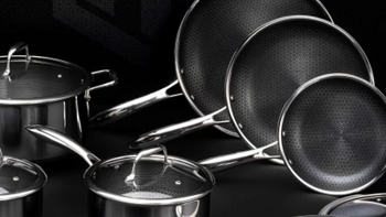 HexClad 炊具不粘锅与不锈钢煎锅的理想融合体