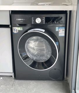 西门子（SIEMENS）iQ300 曜石黑系列10公斤滚筒洗衣机全自动 智能除渍 强效除螨 