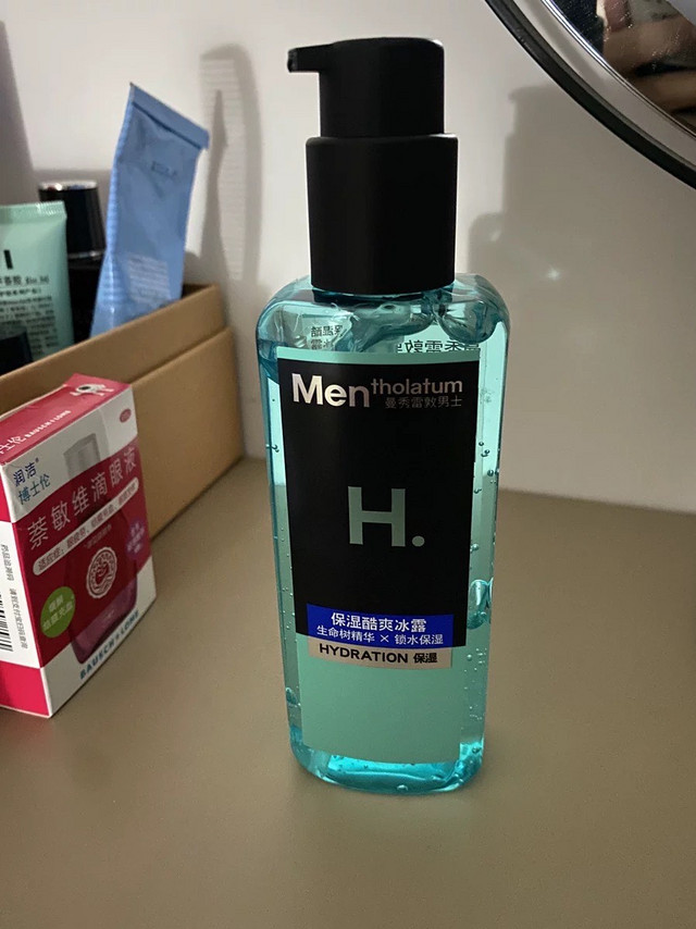 曼秀雷敦男士爽肤水145ml 化妆水保湿清爽补水啫喱护肤品须后水男节日礼物