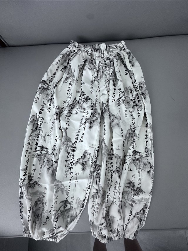 非主流防蚊花裤子