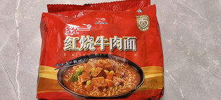 统一方便面 红烧牛肉味 五连包 100g*5袋装