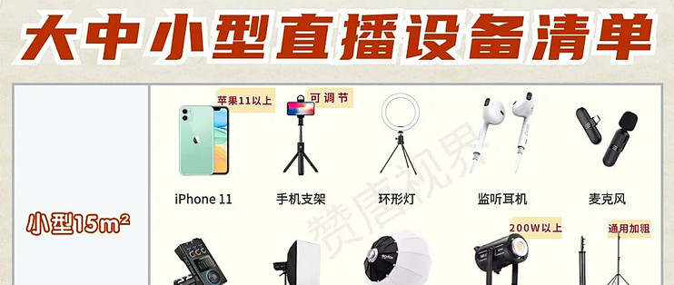 【干货】搭建一个专业的直播间需要哪些设备