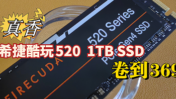来自大厂硬盘的降维打击！当希捷酷玩520  1TB SSD卷到369，请问阁下该怎么应对？