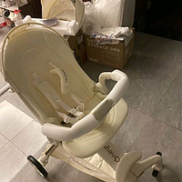 丸丫T6-2遛娃神器婴儿推车0-3岁可坐可躺轻便折叠宝宝溜娃 象牙白2代