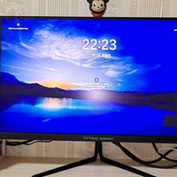 ￼￼泰坦军团24英寸165Hz FastIPS电竞屏1ms(GTG)响应300nit亮度127%sRGB广色域屏幕低蓝光144￼￼