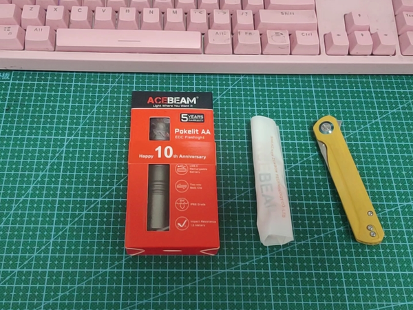 ACEBEAM Pockelit AA作为EDC手电他值得，作为十周年纪念版太草率
