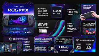 ROG正式发布新款掌机——ROG Ally X