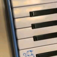 奇美QIMEI 37键课堂指定乐器小状元卡通口风琴 蓝色皮革硬包 带吹奏说明