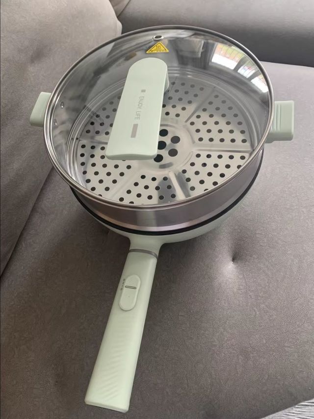 美的电热炒锅电炒菜炒锅一体式不粘锅多功能电煮锅火锅家用大容量