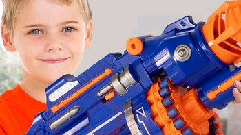 六一，一起当小孩！糖米儿童加特林玩具枪可发射软弹枪电动连发吸盘冲锋枪