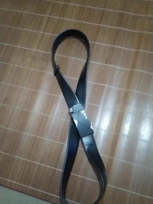 花花公子商务休闲修身学生韩版百搭超软荔枝纹自动扣皮带商务奢侈