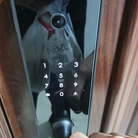 京东京造鹰眼A1智能门锁 带摄像头可视屏幕猫眼 指纹密码电子锁 视频通话