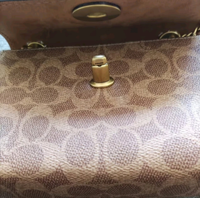 蔻驰(coach)【品牌直供】parker18女士小号山茶花单肩斜挎包34256b4ha