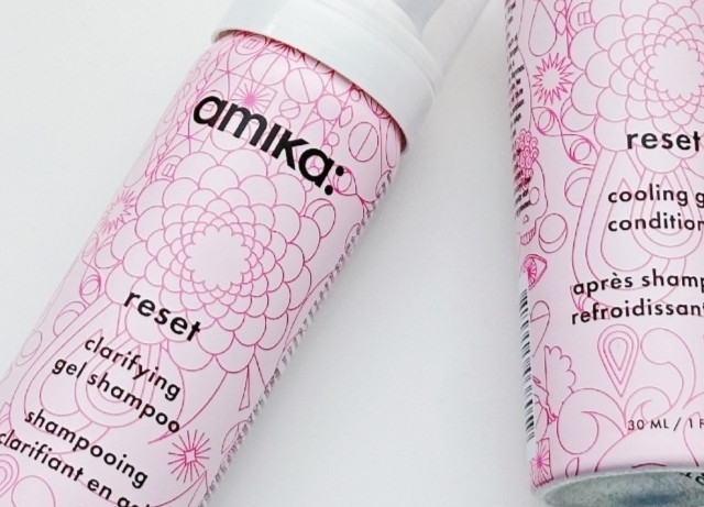 amika reset深层净澈洗护啫喱套组 