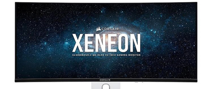 美商海盗船发布 Xeneon 34WQHD240-C 高端显示器，量子点技术、240Hz高刷