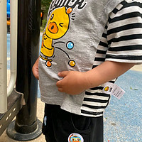 我们这一家之B.Duck小黄鸭童装宝宝短袖男夏季儿童t恤男童夏装