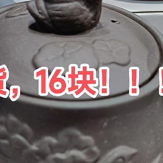 茶道人生 篇一百零六：这货只要16块！！！！！