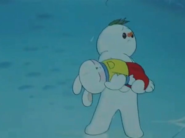 80 后应该都看过的这部经典的动画片《雪孩子》吧