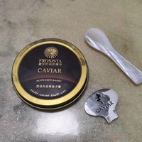 哇！鲟鱼子酱的奢华享受！