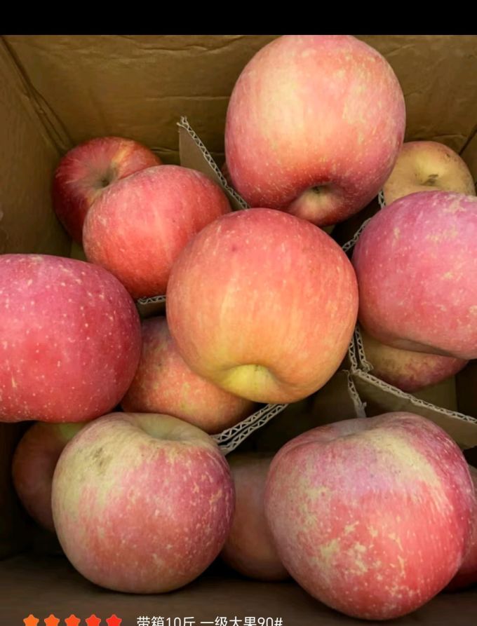 甜醉了烟台苹果栖霞红富士新鲜水果生鲜山东特产脆甜整箱平果礼盒礼品