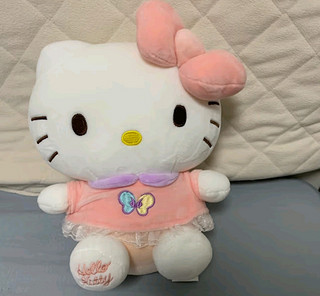 玩具伴我童年之Hello Kitty 正版凯蒂猫公仔猫咪玩偶