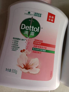 滴露（Dettol）健康抑菌洗手液，除菌守护，乐享生活。