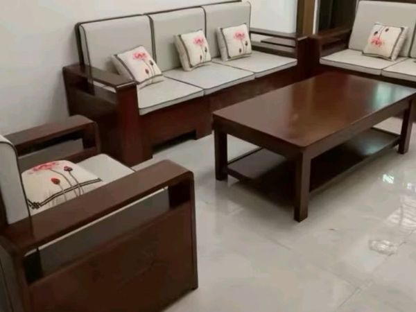 拯救老破小之宜眠坊中式金丝胡桃木实木沙发客厅沙发家具