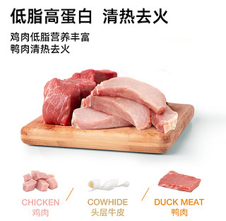 鸡肉鸭肉双拼，守护爱宠的每一颗牙齿