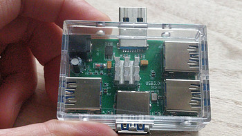 自制透明小巧低功耗 USB 3.0 HUB集线器