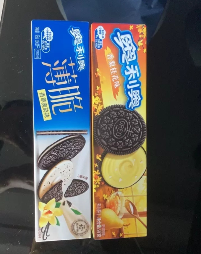 奥利奥薄脆饼干新口味:香草蓝莓树莓味,网红零食新选择!
