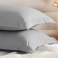 高级灰的睡眠艺术：源生活纯棉枕头套，打造你的品质梦境"