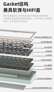 40％铝坨坨套件，DAGK Alloy40 2.0版，无线三模机械键盘！