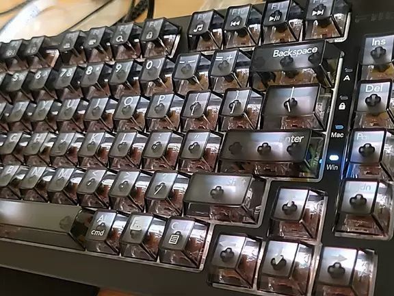 FiiO/飞傲 KB3机械键盘DSD解码HiFi音乐热插拔佳达隆黄轴电竞游戏键盘