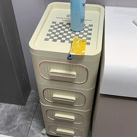 卫生间置物架洗手间防水储物柜厕所浴室落地置物柜马桶边柜多功能