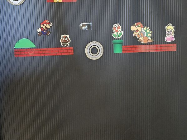 防盗门磁贴画