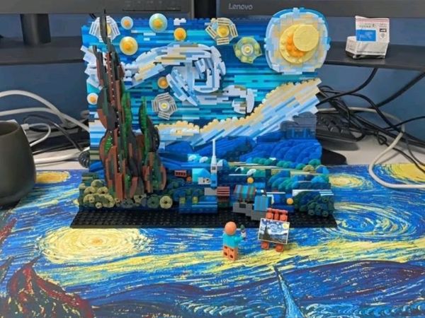 星月夜，梵高笔下的梦境与现实