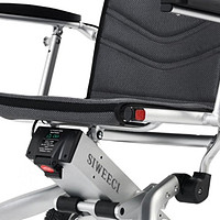 siweeci 斯维驰 智能电动轮椅 航空便携 电动轮椅车可折叠可后躺免充气胎加固铝合金 BAW05