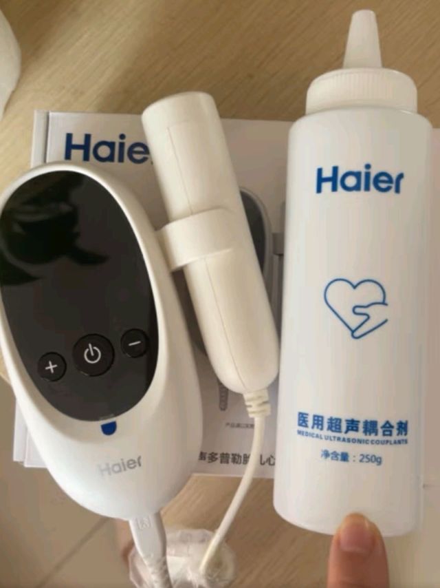 海尔（Haier）胎心监测仪胎心仪孕妇家用多普勒医用3MHz高敏探头 胎心检测仪 201F