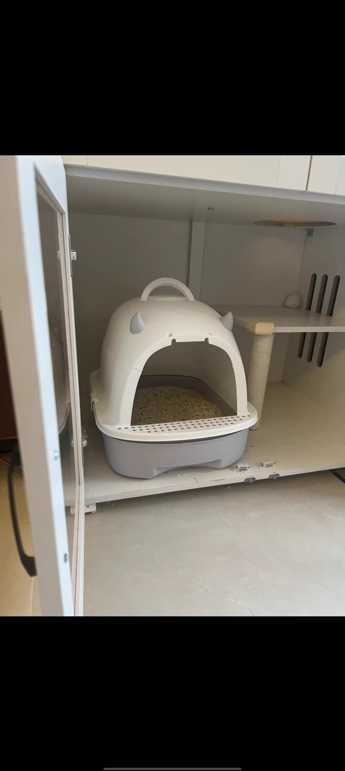 鲜贝宠全封闭式猫砂盆