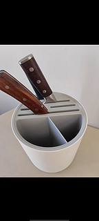 优勤厨房旋转刀架置物架家用筷子笼台面多功能筷筒刀具一体收纳盒