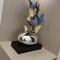  铜蝴蝶摆件：新中式家居艺术，轻奢与雅致的完美融合