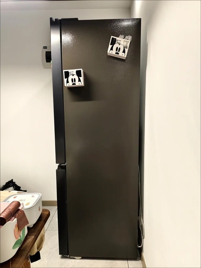美的对开门冰箱