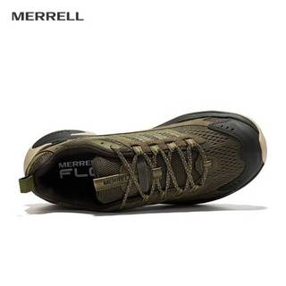 迈乐（Merrell）MOAB SPEED 2速徒户外运动低帮男女款越野跑鞋耐磨防滑轻量徒步鞋 J037527橄榄绿 男 42